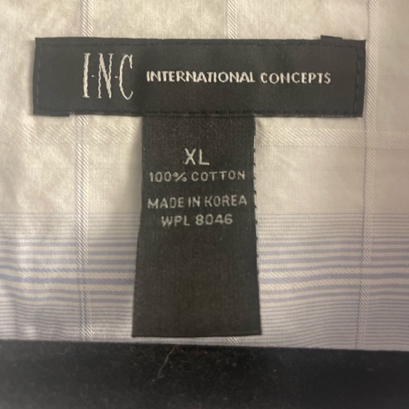 INC International Concepts XL Button Down Shirt Works for the Office or club - Picture 3 of 6